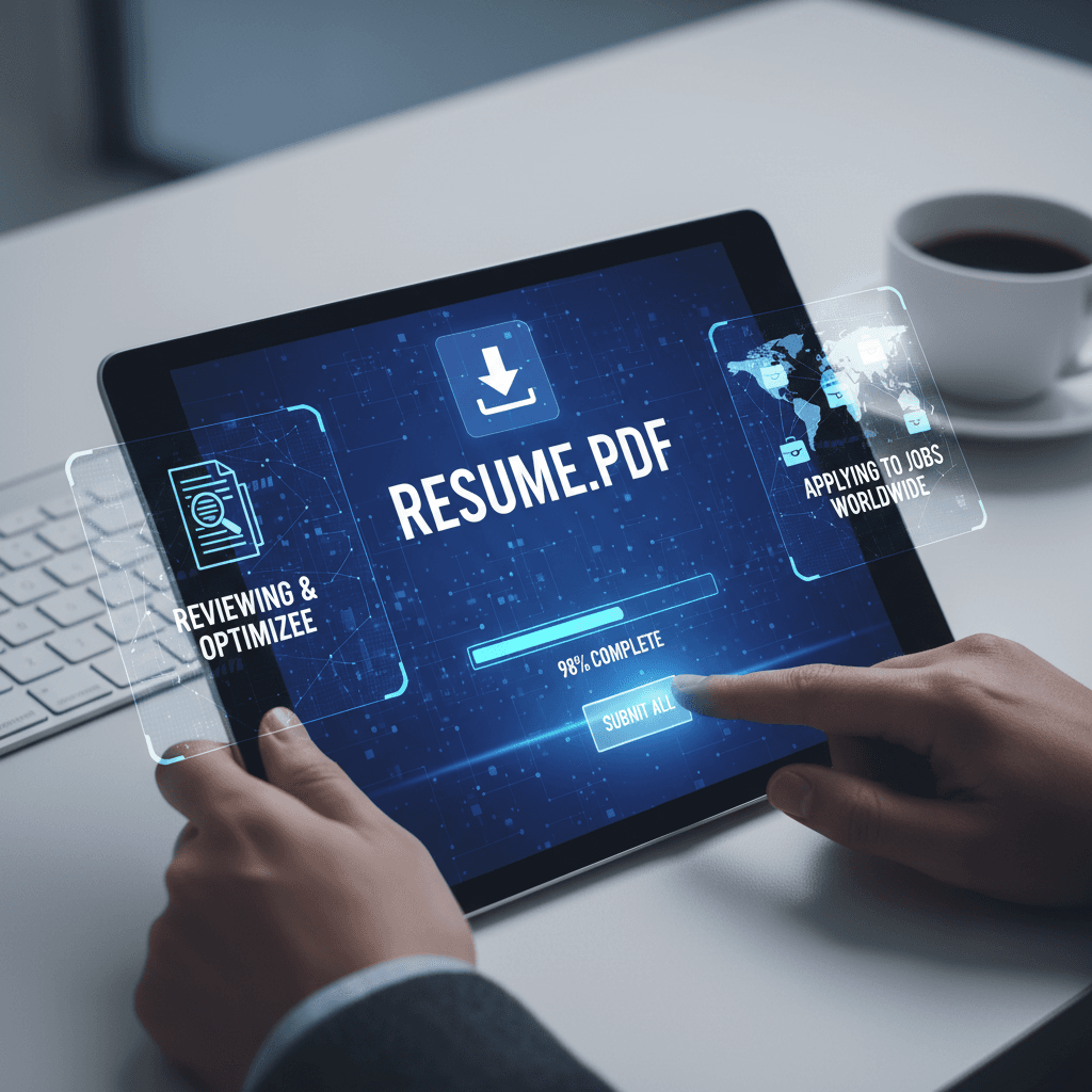 Resume export options for different file formats